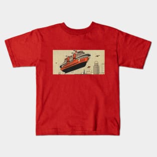 Vintage Science Fiction Kids T-Shirt